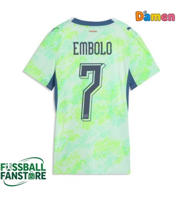 Schweiz Breel Embolo #7 Replik Auswärtstrikot Damen WM 2026 Kurzarm